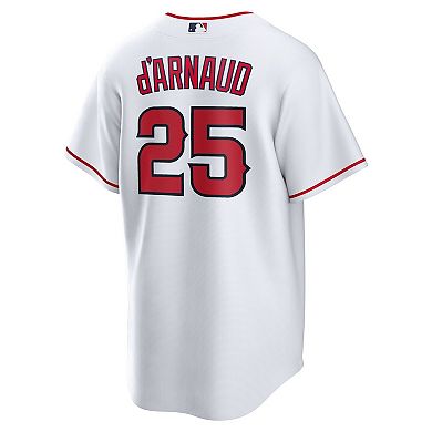 Men's Nike Travis d'Arnaud White Los Angeles Angels Home Replica Jersey