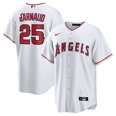 Men's Nike Travis d'Arnaud White Los Angeles Angels Home Replica Jersey