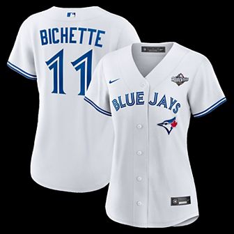 Women's Nike Bo Bichette White Toronto Blue Jays 2025 World Series Home Replica Player Jersey