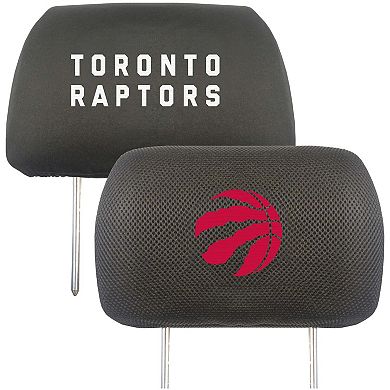 Logo Brands Toronto Raptors Car Head Rest Cover