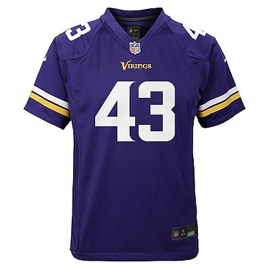 Youth Nike Andrew Van Ginkel Purple Minnesota Vikings Youth
