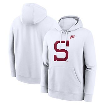 Men's Nike White Stanford Cardinal Vintage Heritage S Hoodie
