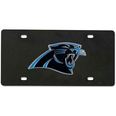 Logo Brands Carolina Panthers Diecast License Plate