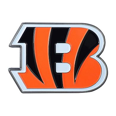 Logo Brands Cincinnati Bengals Embossed Color Auto Emblem