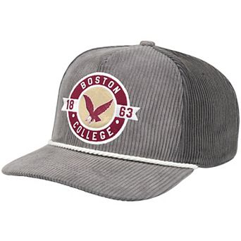Men's Colosseum Gray Boston College Eagles Where's My Hat Podium Adjustable Trucker Hat