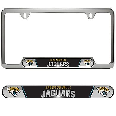 Logo Brands Jacksonville Jaguars Embossed License Plate Frame