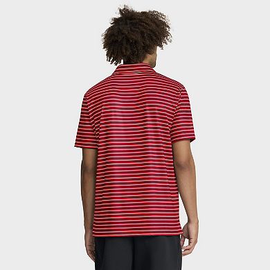 Men's Nike Red Georgia Bulldogs 2025 Coaches Premium Tour Stripe Dri-FIT Polo