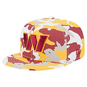 Men's New Era Gold/Burgundy Washington Commanders 59FIFTY Fitted Hat