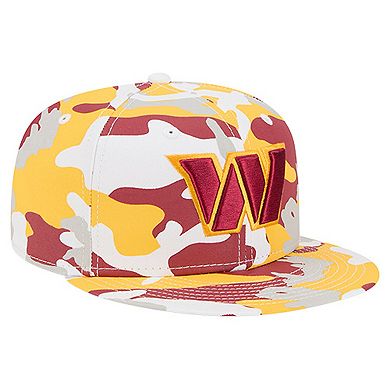 Men's New Era Gold/Burgundy Washington Commanders 59FIFTY Fitted Hat