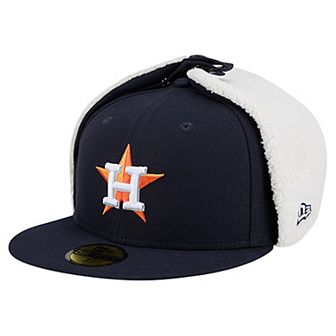 Men's New Era Navy Houston Astros Dog Ear Classic 59FIFTY Fitted Hat
