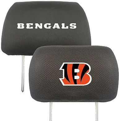 Logo Brands Cincinnati Bengals Car Head Rest Cover