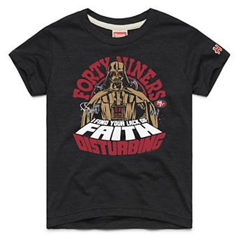 Youth Homage Black San Francisco 49ers Star Wars x NFL Tri-Blend T-Shirt