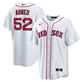Men's Nike Wilyer Abreu White Boston Red Sox Home Replica Jersey