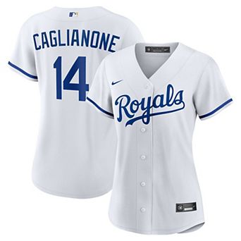Women's Nike Jac Caglianone White Kansas City Royals Home Replica Jersey