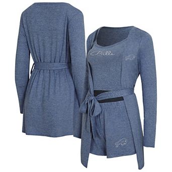 "Women's Concepts Sport Heather Royal Buffalo Bills Rigor Tank, Short & Robe Set"