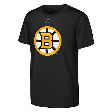 Men's Outerstuff Black Boston Bruins Primary Logo T-Shirt