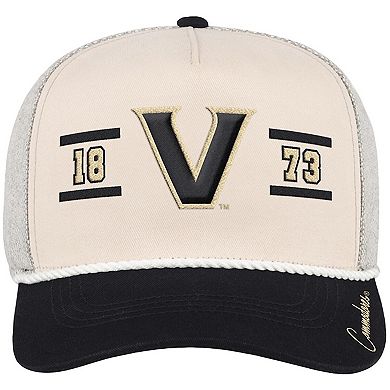 Men's Colosseum Natural Vanderbilt Commodores Frank Podium Adjustable Hat