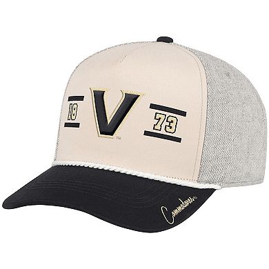 Men's Colosseum Natural Vanderbilt Commodores Frank Podium Adjustable Hat