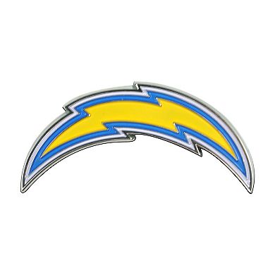 Logo Brands Los Angeles Chargers Embossed Color Auto Emblem