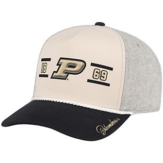 Men's Colosseum Natural Purdue Boilermakers Frank Podium Adjustable Hat