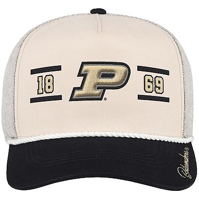 Men's Colosseum Natural Purdue Boilermakers Frank Podium Adjustable Hat