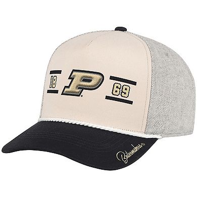 Men's Colosseum Natural Purdue Boilermakers Frank Podium Adjustable Hat