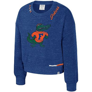 Girls Youth Colosseum Royal Florida Gators Just a Minute Sweatshirt