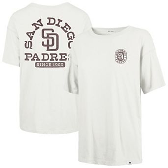 Women's '47 Natural San Diego Padres Back Canyon Sadie T-Shirt
