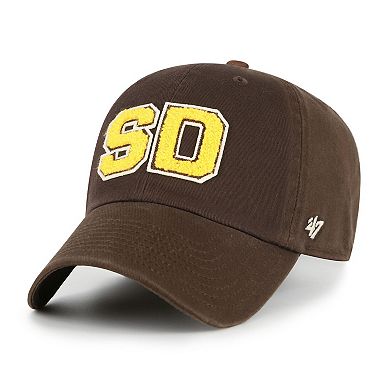 Women's '47 Brown San Diego Padres Zoey Clean Up Adjustable Hat