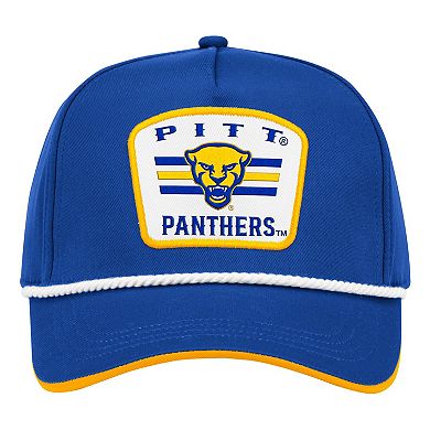 Men's Colosseum Royal Pitt Panthers Hits the Road Podium Adjustable Hat