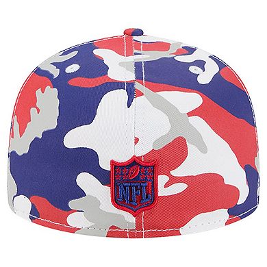 Men's New Era Red/Royal New York Giants 59FIFTY Fitted Hat