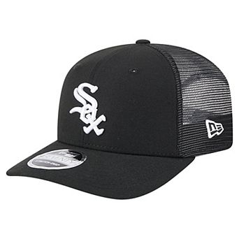 Men's New Era Black Chicago White Sox 9SEVENTY COOLERA Trucker Adjustable Hat