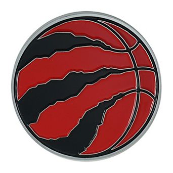 Logo Brands Toronto Raptors Embossed Color Auto Emblem