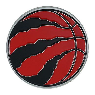 Logo Brands Toronto Raptors Embossed Color Auto Emblem