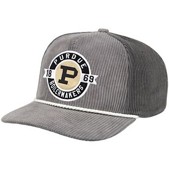 Men's Colosseum Gray Purdue Boilermakers Where's My Hat Podium Adjustable Trucker Hat
