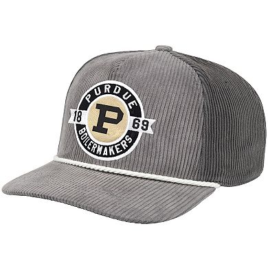 Men's Colosseum Gray Purdue Boilermakers Where's My Hat Podium Adjustable Trucker Hat