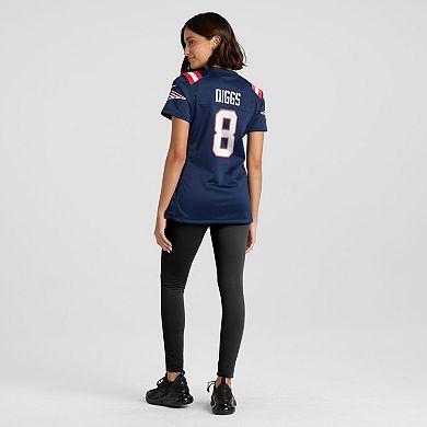 Women's Nike Stefon Diggs Navy New England Patriots Game Jersey