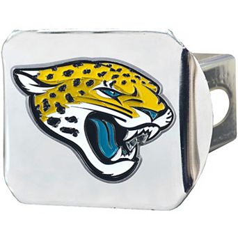 Logo Brands Jacksonville Jaguars Color on Chrome Hitch Cover