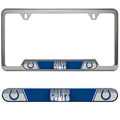 Logo Brands Indianapolis Colts Embossed License Plate Frame