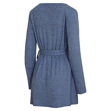 "Women's Concepts Sport Heather Royal New York Giants Rigor Tank, Short & Robe Set"