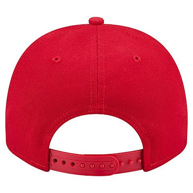 Men's New Era Red Philadelphia Phillies Local Play A-Frame 9FIFTY Snapback Hat