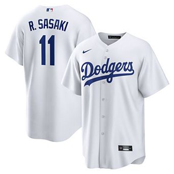 Men's Nike Rōki Sasaki White Los Angeles Dodgers Home Replica Jersey