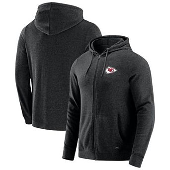 Men's J. Palmer Dark Heather Gray Kansas City Chiefs Players Lounge Tri-Blend Full-Zip Hoodie