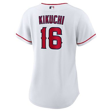Women's Nike Yusei Kikuchi White Los Angeles Angels Home Replica Jersey