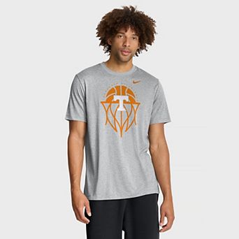 Men's Nike Gray Tennessee Volunteers Basketball Icon Legend T-Shirt