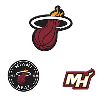 WinCraft Miami Heat 3-Pack Premium Fridge Magnet Set