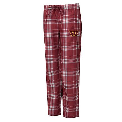 Women's Concepts Sport Heather Gray/Burgundy Washington Commanders Regulate Plaid Tank Top & Pants Sleep Set