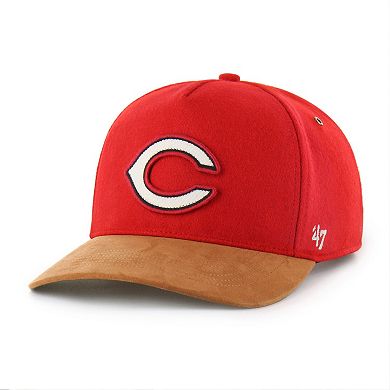 Men's '47 Red Cincinnati Reds Gold Age Hitch Adjustable Hat