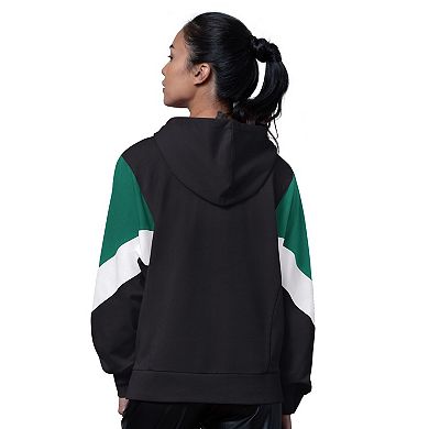 Women's Starter Black New York Jets Scrimmage Hoodie