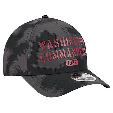 Men's New Era Gray Washington Commanders Halftone Camo 9FORTY Hat